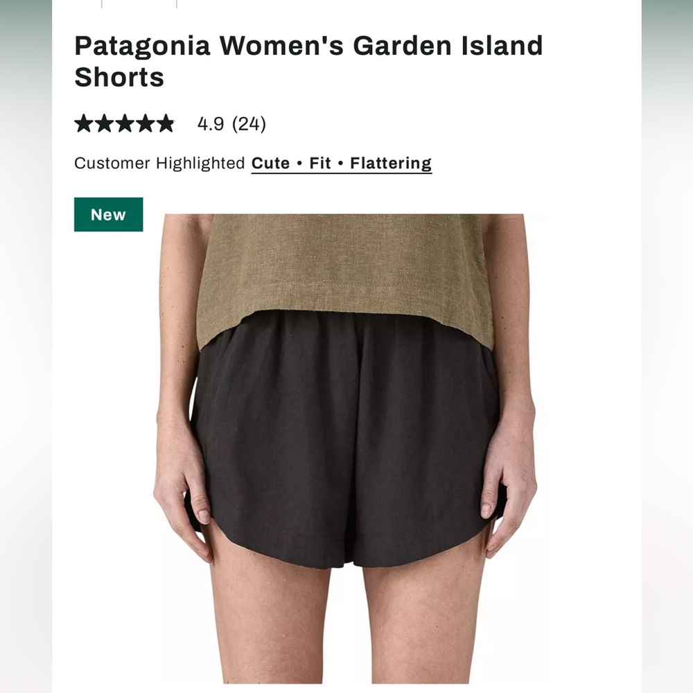 Brand new with tags! Patagonia garden Island shorts - Picture 2 of 7